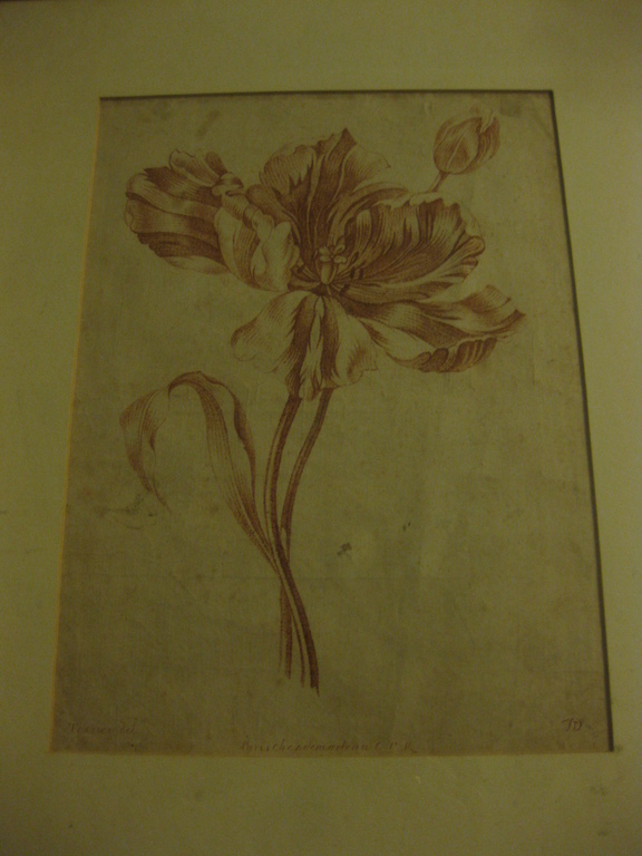 Oude rode kopergravure van Louis Tessier - 18e eeuw kopen? Bied vanaf 45!