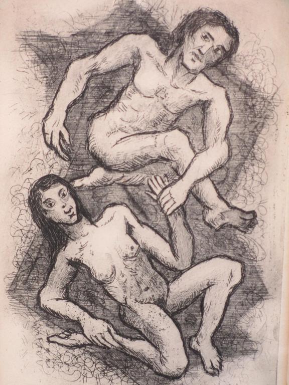 W.H.van Norden, Minnespel, Ets verkocht voor € 40!