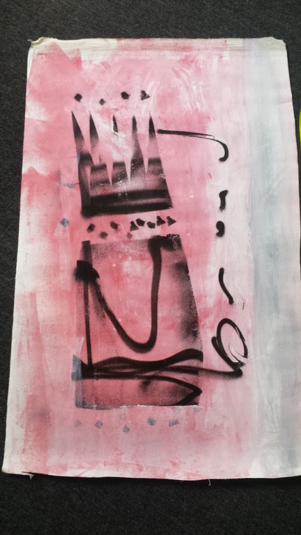 Herman Brood Queenshead schilderij ROZE tegen lagere eindejaarsprijs!  kopen? Bied vanaf 589!