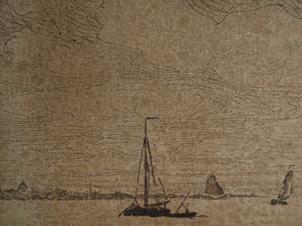 Oskar Paul Matthes : Ets, Edam, Volendam – gesigneerd – ca 1905 kopen? Bied vanaf 1!