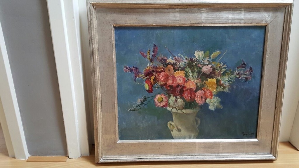 Bart Peizel: Olieverf op doek, bloemstilleven kopen? Bied vanaf 150!