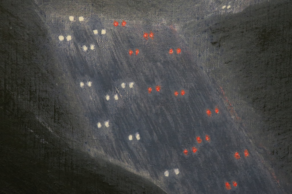 Jeroen Henneman: Olieverf op doek, Zevengebergte - Ingelijst kopen? Bied vanaf 500!