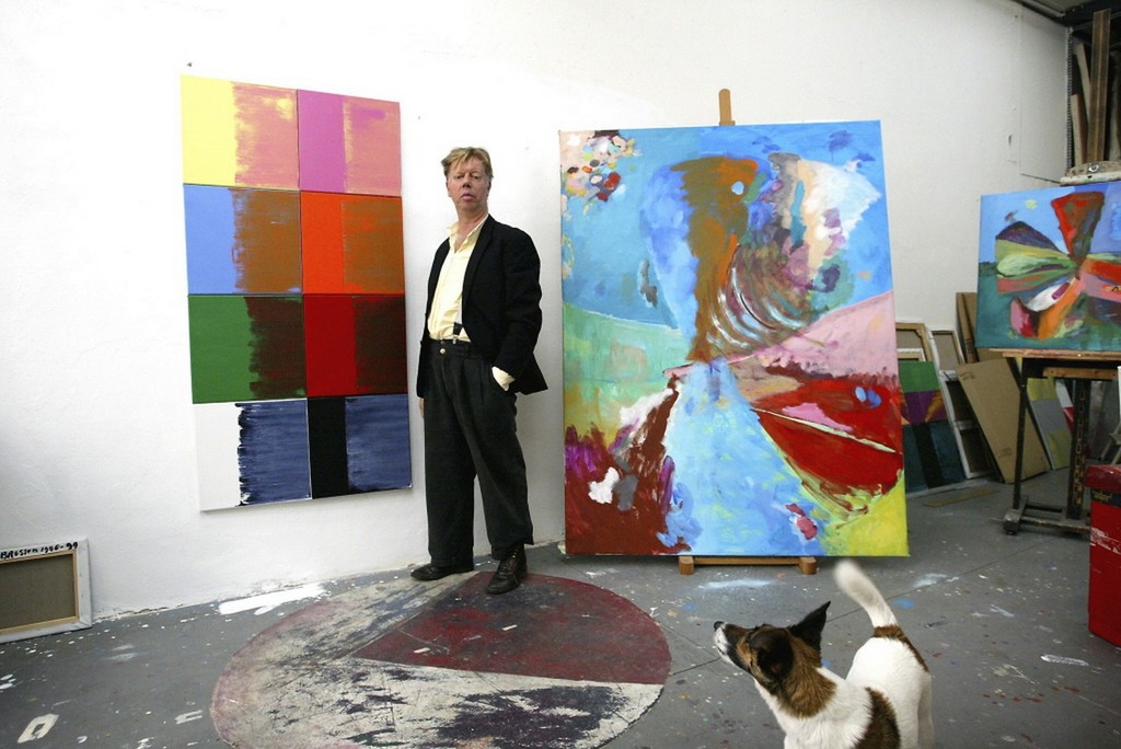 Rob van Koningsbruggen - Geometrische compositie, zeefdruk kopen? Bied vanaf 90!