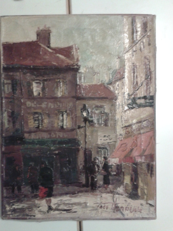 Schilderij Parijs - Toon Verplak - 40x30 cm kopen? Bied vanaf 1!