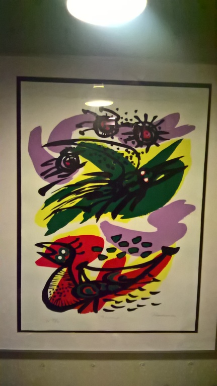 Anton Rooskens, zeefdruk, printemps, 1972 verkocht voor € 180!