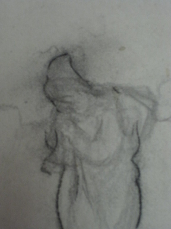 Royal Academy George H. Mason 1818-1872 potloodtekening  kopen? Bied vanaf 1!