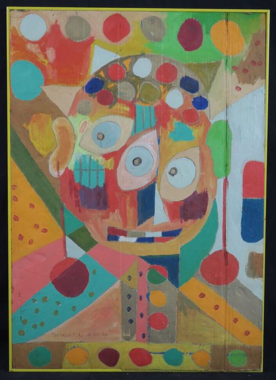 Meertje Kaal: Olieverf op karton, Soldaat na de oorlog - Ingelijst kopen? Bied vanaf 1!