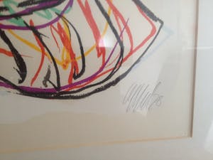 Karel Appel - Karel Appel, litho 'Rustende kikker' 1978 kopen? Bied vanaf 450!