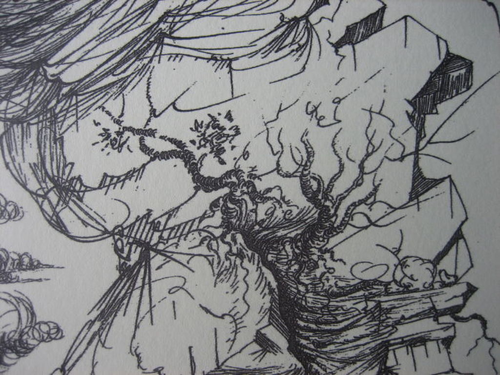 Salvador Dali (1904-1989) - Rock of Davos - Lithografie - Oplage 2500 ex. - 1944 kopen? Bied vanaf 1!