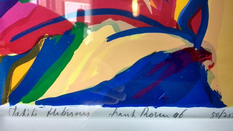 Frank Roden: zeefdruk , Tahiti Hibiscus kopen? Bied vanaf 65!