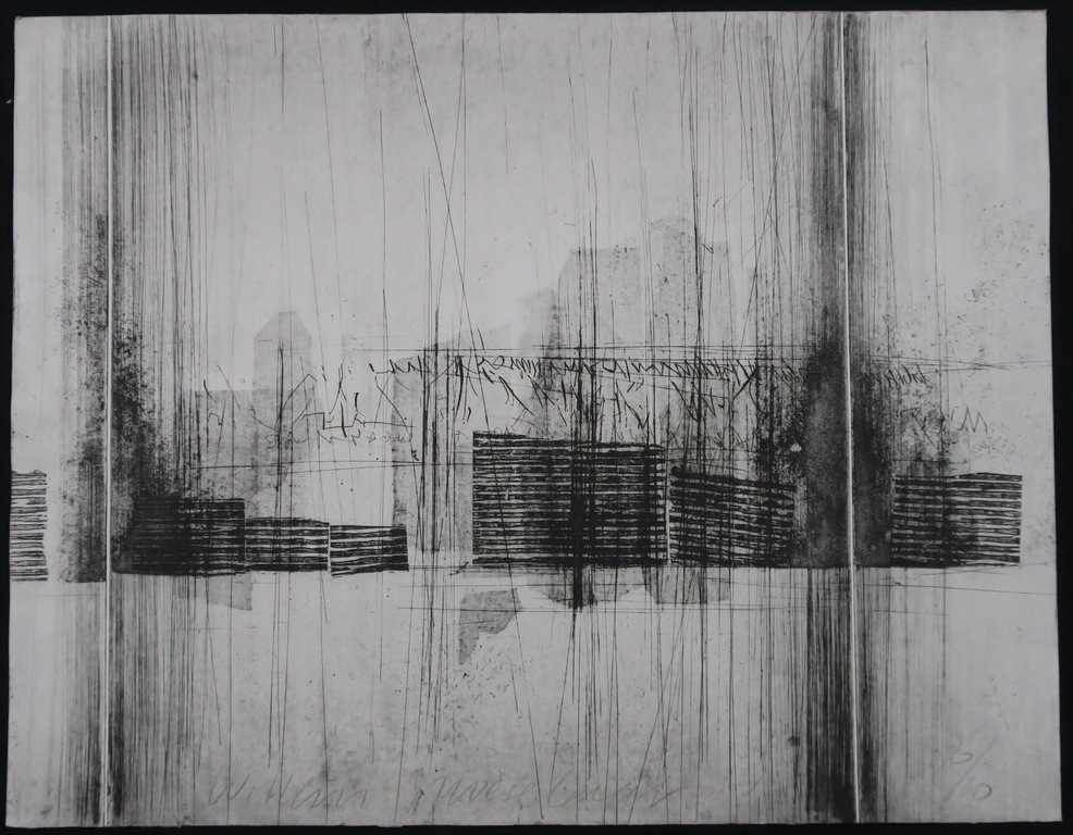 Willem Moeselaar: Ets, Houtstapels kopen? Bied vanaf 20!