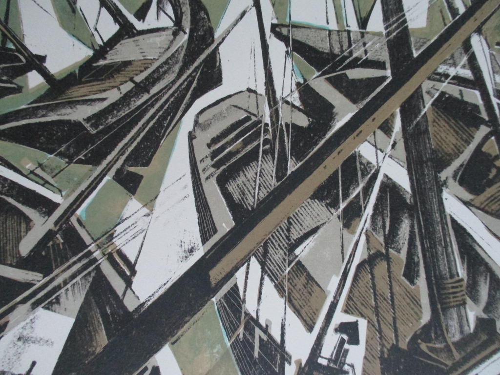 Tulio Crali - Tulio Crali, 4 kleuren litho "Les Vieux bateaux de Concarneau" kopen? Bied vanaf 45!