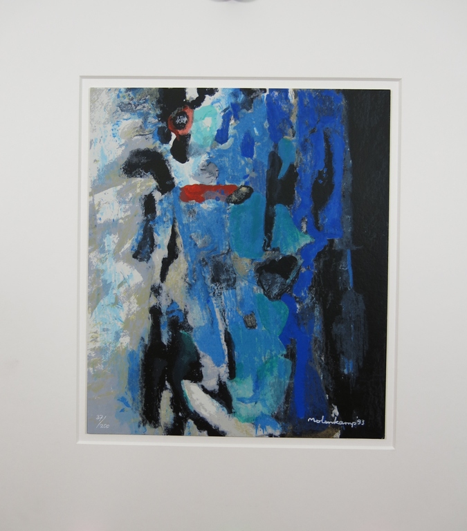 Nico Molenkamp: Zeefdruk, Figuur kopen? Bied vanaf 70!