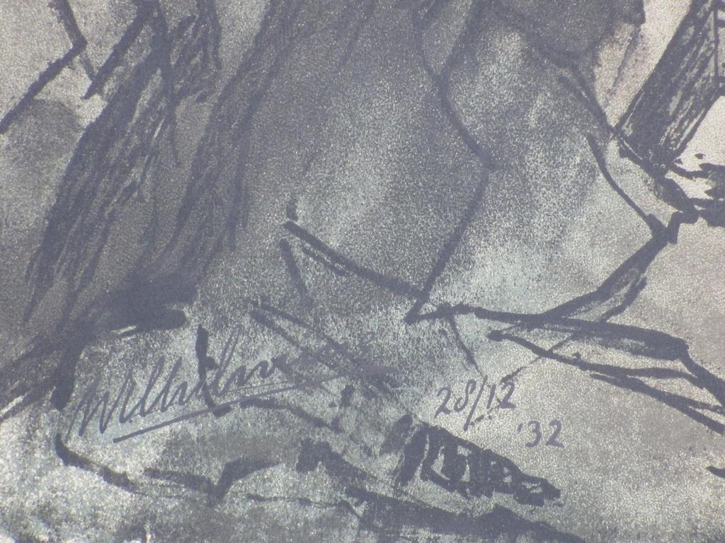 Koningin Wilhelmina van OranjeNassau, Berglandschap, Litho kopen? Bied vanaf 70!