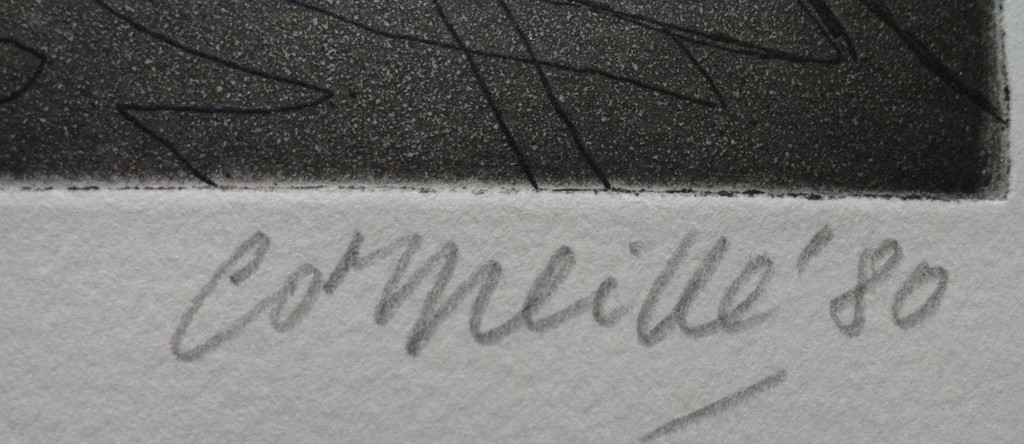 Corneille, ets zwart wit kopen? Bied vanaf 50!