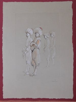 Leonor Fini - Leonor Fini - Ets - Scène de Théâtre kopen? Bied vanaf 10!