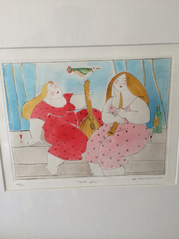 Ada Breedveld zeefdruk nieuw in plastic verkocht voor € 75!