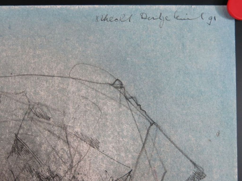 Dirkje Kuik: Potlood en Pasteltekening, Venetiaans schetsblad kopen? Bied vanaf 450!