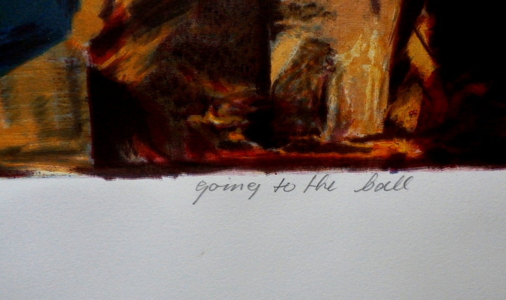 Willem van Scheijndel -  Willem van Scheijndel -Zeefdruk: Going to the ball - 2000 kopen? Bied vanaf 80!