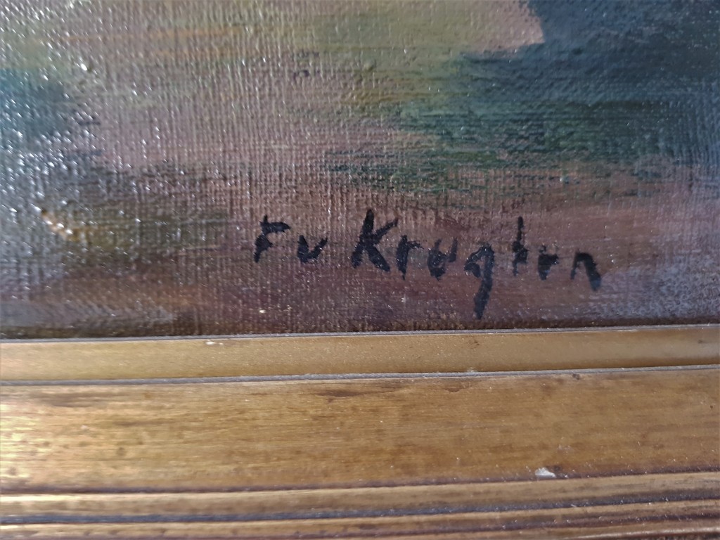 Fedor van Kregten (1871-1937) - Koeien aan de rand van het water  kopen? Bied vanaf 460!