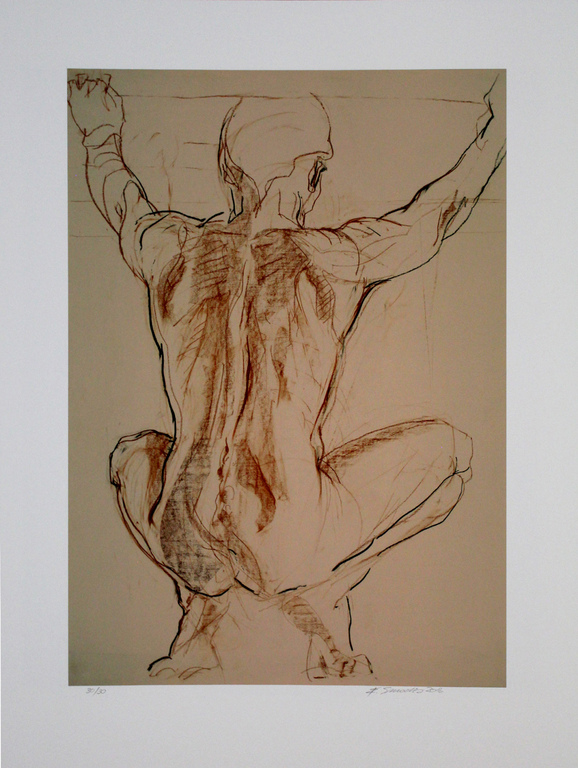 Erich Smodics. -Bildhalterin- Mooie Giclee. 2016. Handgesigneerd, verkocht voor € 69!