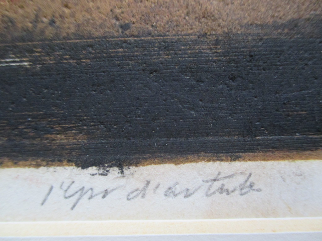 Ru van Rossem, grote reliëf-ets "Genesis III" 1985 kopen? Bied vanaf 60!