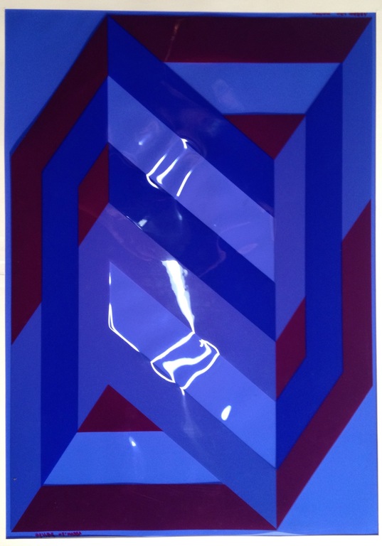 Ronald Abram, 4 kleuren zeefdruk op vinyl, Z.T., uit de Prent-190 serie, 1970 kopen? Bied vanaf 35!