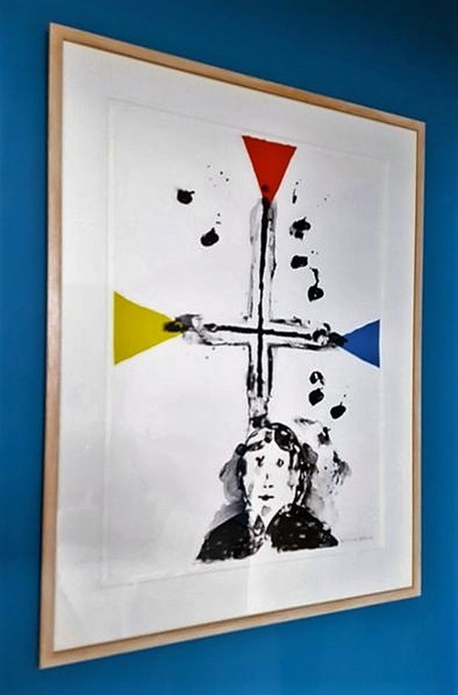 Jef Diederen: kleurenlitho, Mooi Hoofd kopen? Bied vanaf 1!