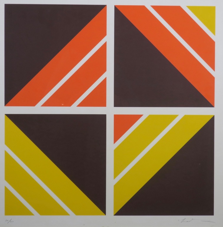 Cyril Lixenberg: Zeefdruk, Z.T. II - Ingelijst kopen? Bied vanaf 70!