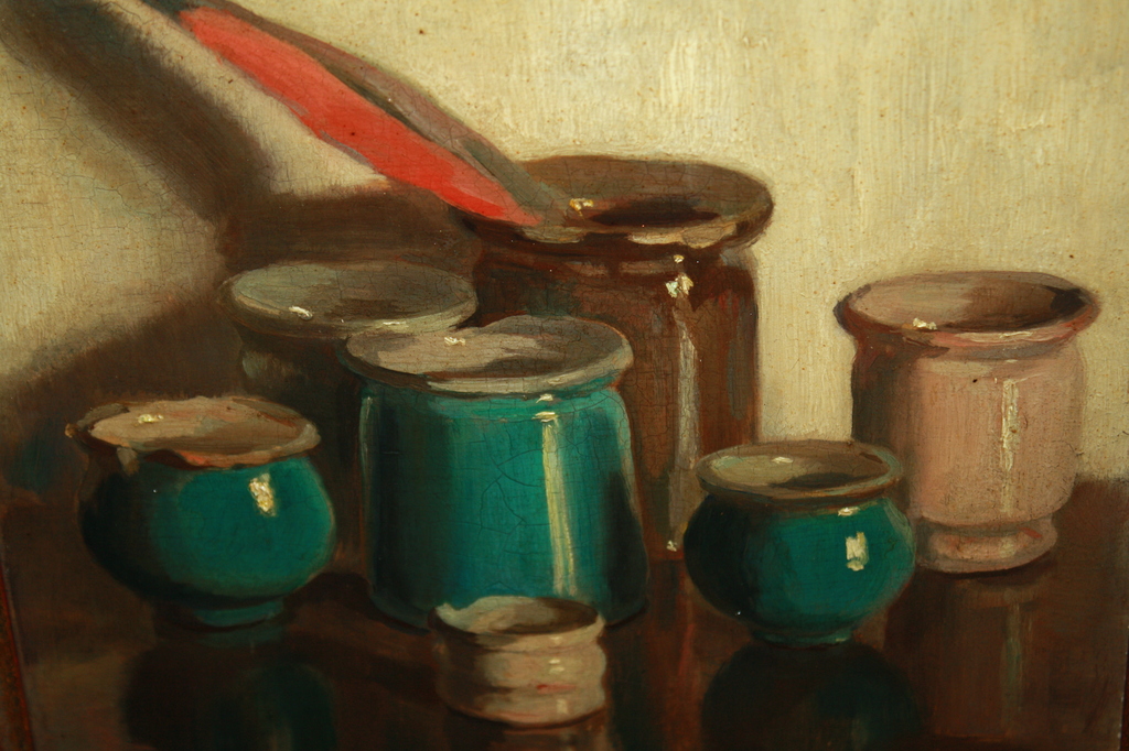 GRETA BRUIGOM - STILLEVEN MET BLAUWE POTJES kopen? Bied vanaf 229!