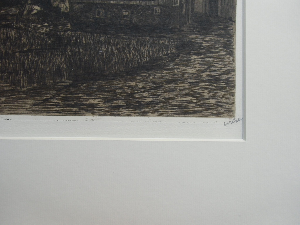 KORENMOLEN WIJK BIJ DUURSTEDE // ETS EN AQUATINT VAN WILLEM WITSEN kopen? Bied vanaf 160!