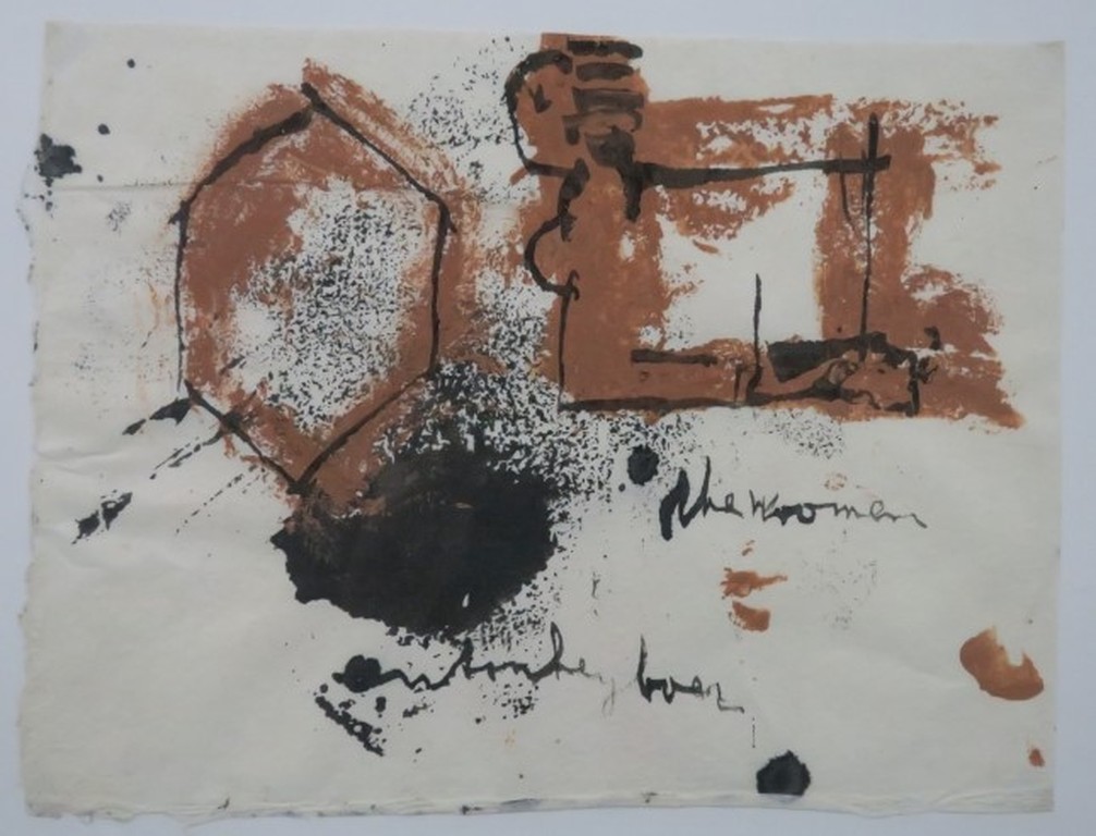 Anton Heyboer: Gouache, The Woman - Ingelijst kopen? Bied vanaf 200!