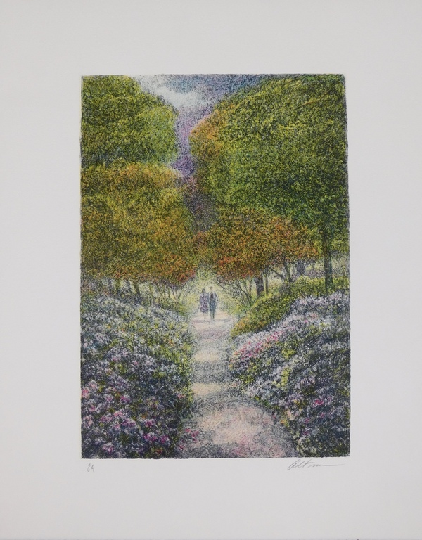 Harold Altman - Kleurenlitho - Men and Woman verkocht voor € 50!
