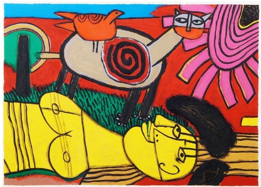 Corneille - zeer grote Litho van Corneille kopen? Bied vanaf 375!