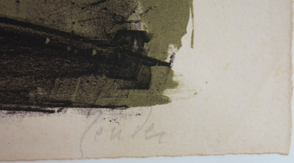 Rudolf Zender: Zeefdruk, stilleven met distels. kopen? Bied vanaf 1!