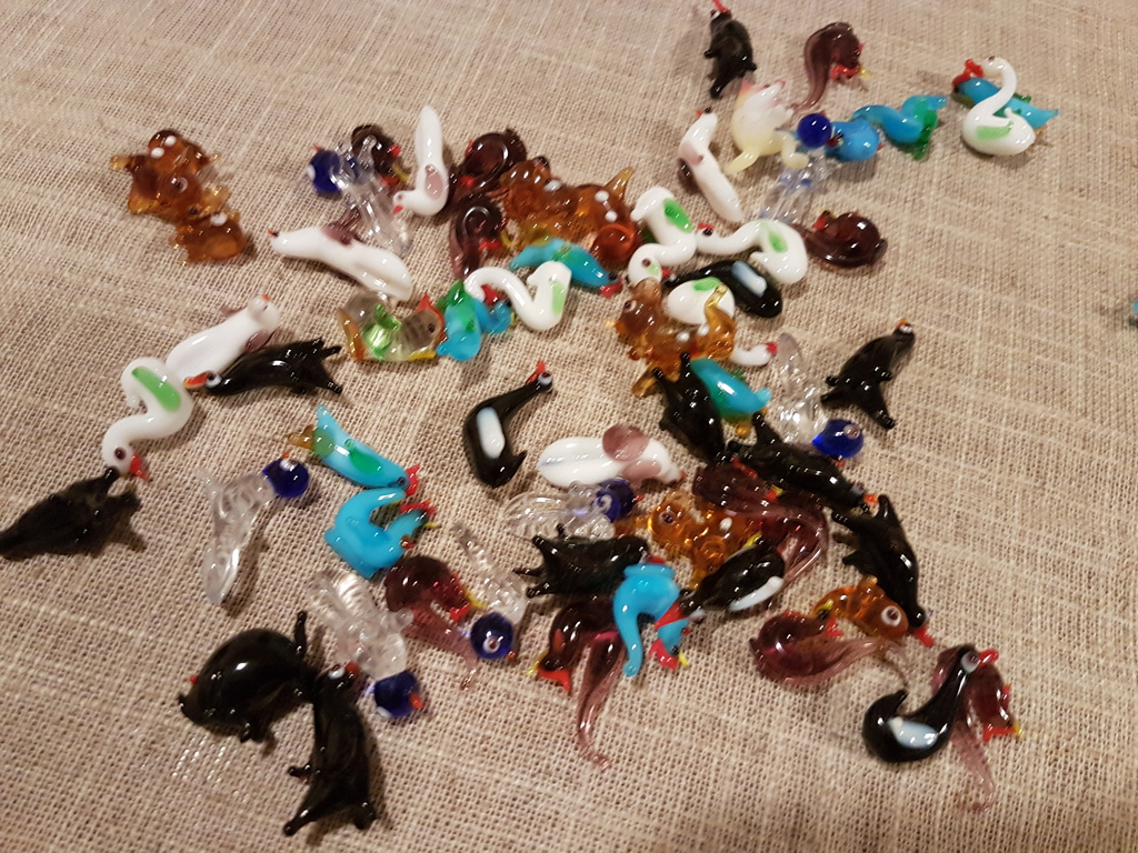 Vintage lotto Murano zoo- 50 pz - Original Murano anni 50/60 kopen? Bied vanaf 8!