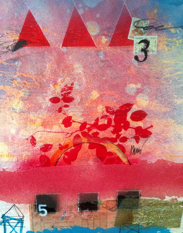 Theo koster , schilderij , traces 2 kopen? Bied vanaf 1!