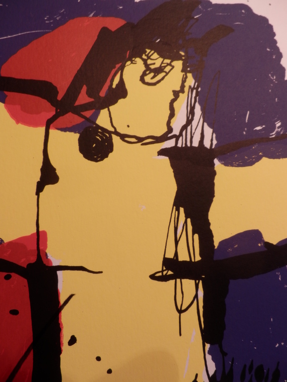 HERMAN BROOD, Gelimiteerde en HANDGESIGNEERDE Zeefdruk  BRASIL GOD kopen? Bied vanaf 1!