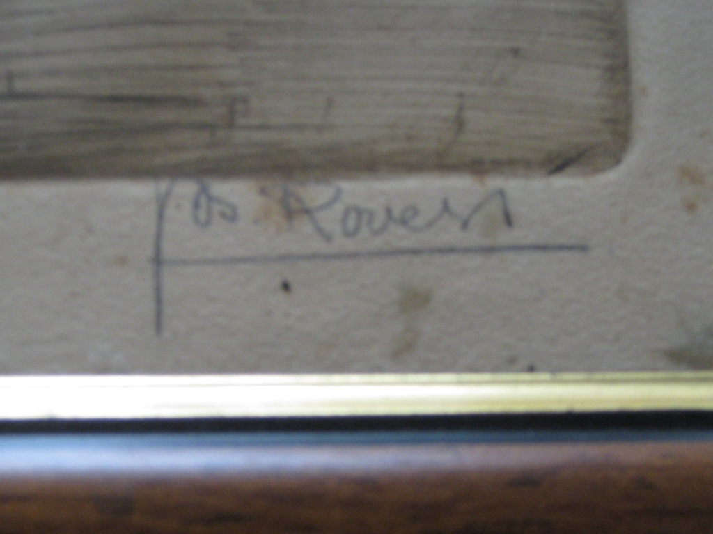 Jos Rovers (1893-1976) - Grote ets Waterlooplein Amsterdam kopen? Bied vanaf 110!