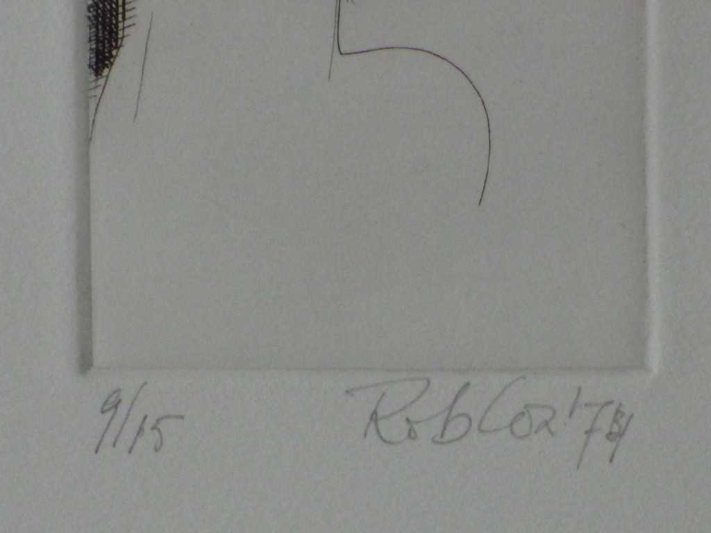 Rob Cox, Erotische voorstelling, Ets '74 kopen? Bied vanaf 25!