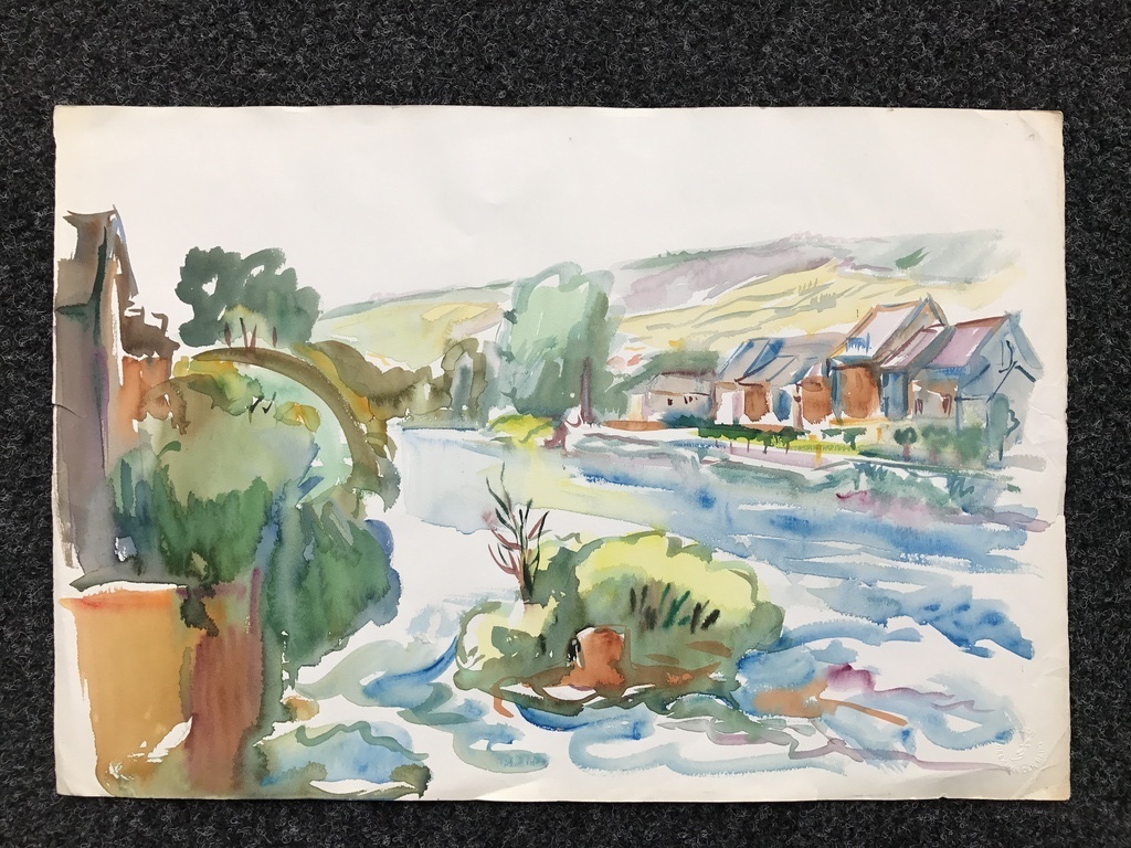 Freek van den Berg   Originele Aquarel   kopen? Bied vanaf 1!