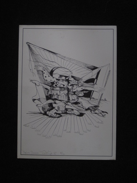 Suriname expressionist Quintus J. Telting 1931-2003 Limtd Litho Drum Dance 9/20  kopen? Bied vanaf 1!