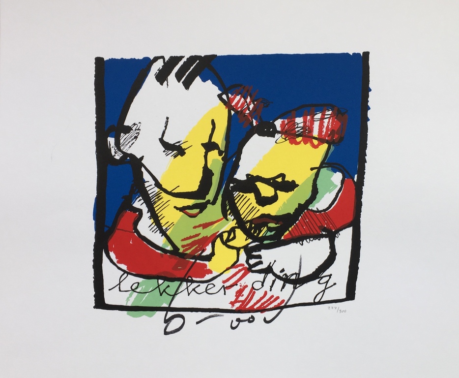 Herman Brood - Lekker ding - Originele hand gesigneerde zeefdruk verkocht voor € 90!