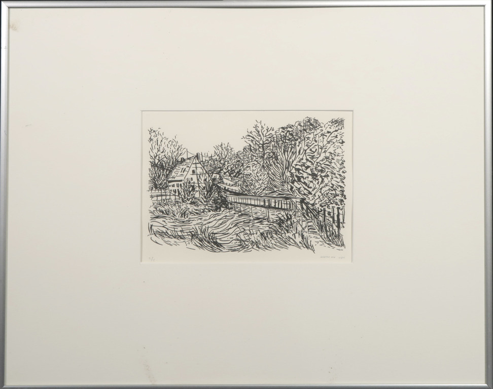 Lot met 5 Zeefdrukken van Annette Ong: Wandeltochten III - 4x Ingelijst kopen? Bied vanaf 20!