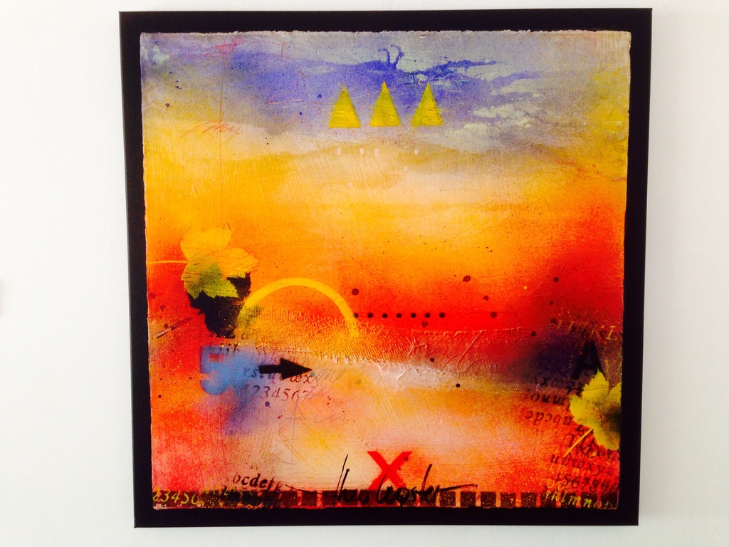 Theo koster, schilderij, blues at sunset. kopen? Bied vanaf 1!
