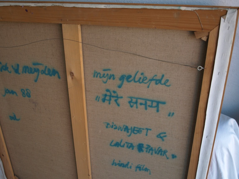 Dick van der Meijden : Airbrush – Mijn geliefde - gesigneerd & ingelijst – 1988  kopen? Bied vanaf 1!