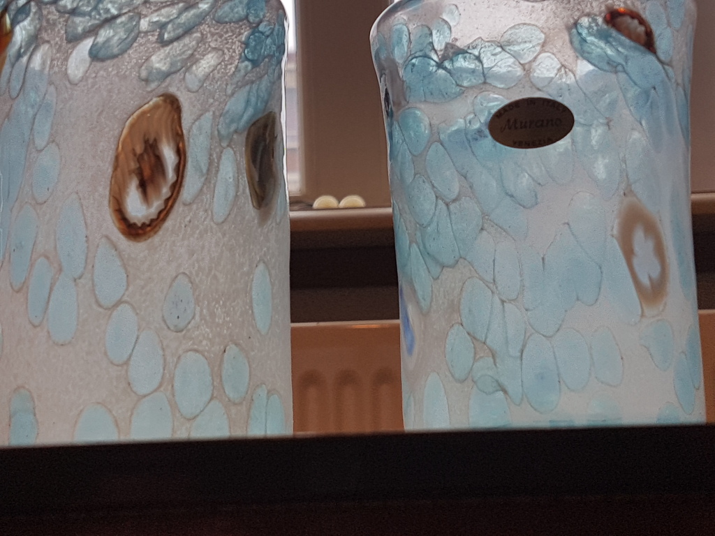 Isola di Murano-Venezia-Goto-Murano glazen set van twee pz kopen? Bied vanaf 40!