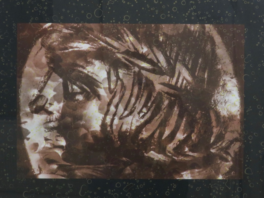 Titus Nolte: Zeefdruk, Zonder titel (bruin) - Ingelijst kopen? Bied vanaf 1!