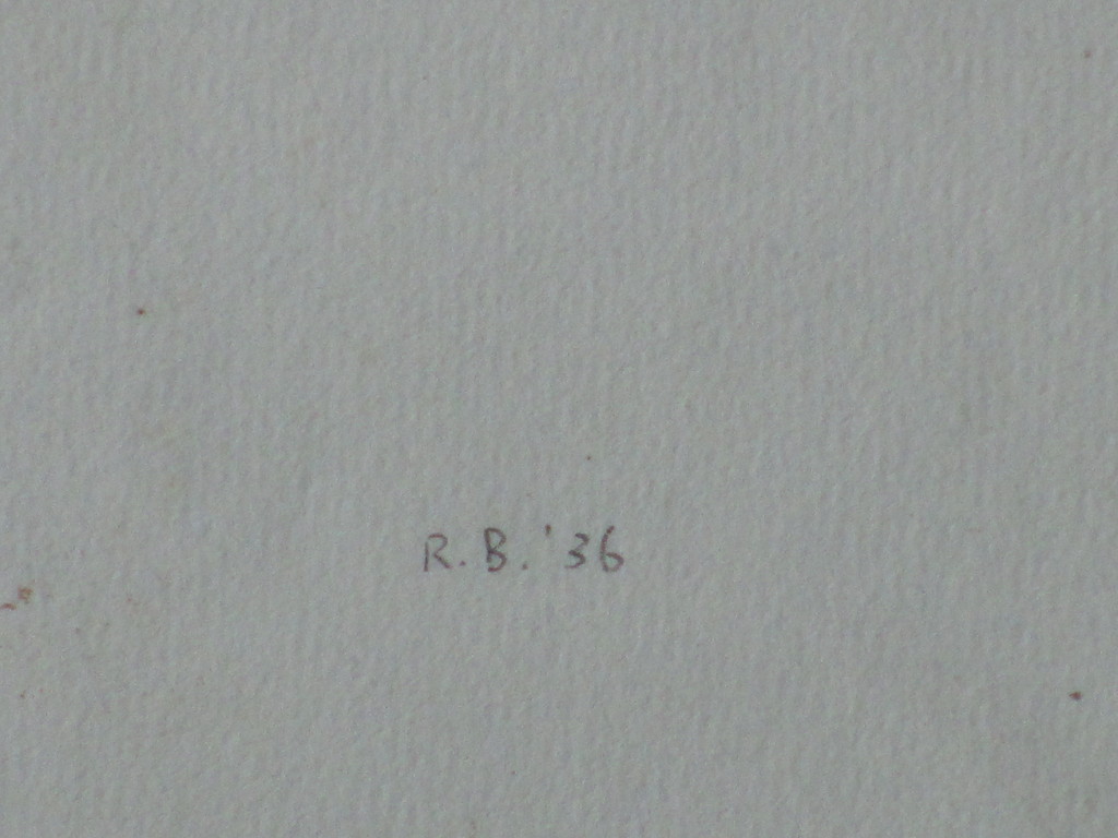 Rudolf Bremmer, Zittend Naakt, Tekening 1936 kopen? Bied vanaf 55!