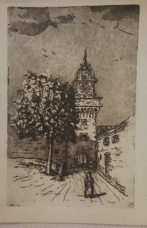 Ets zuid europees dorp van onbekende kunstenaar kopen? Bied vanaf 1!